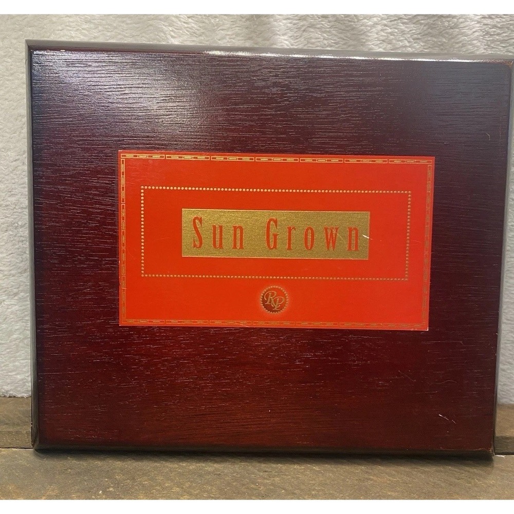 Cigar Box Rocky Patel Sun Grown Toro Wood Empty